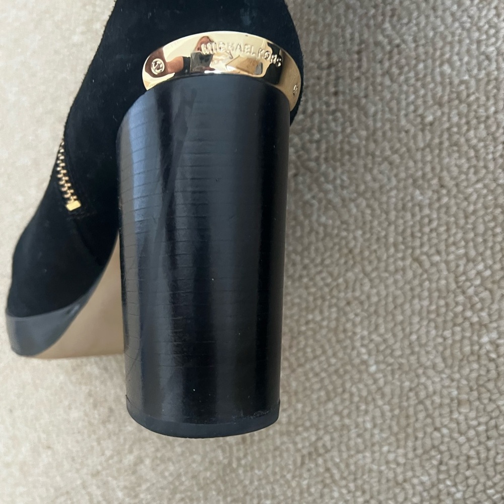 Michael Kors Regina black suede platform boots - Picture 6 of 12